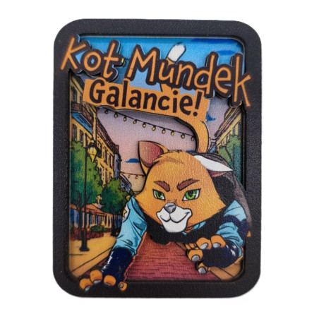 Magnes 3D KOT MUNDEK Piotrkowska