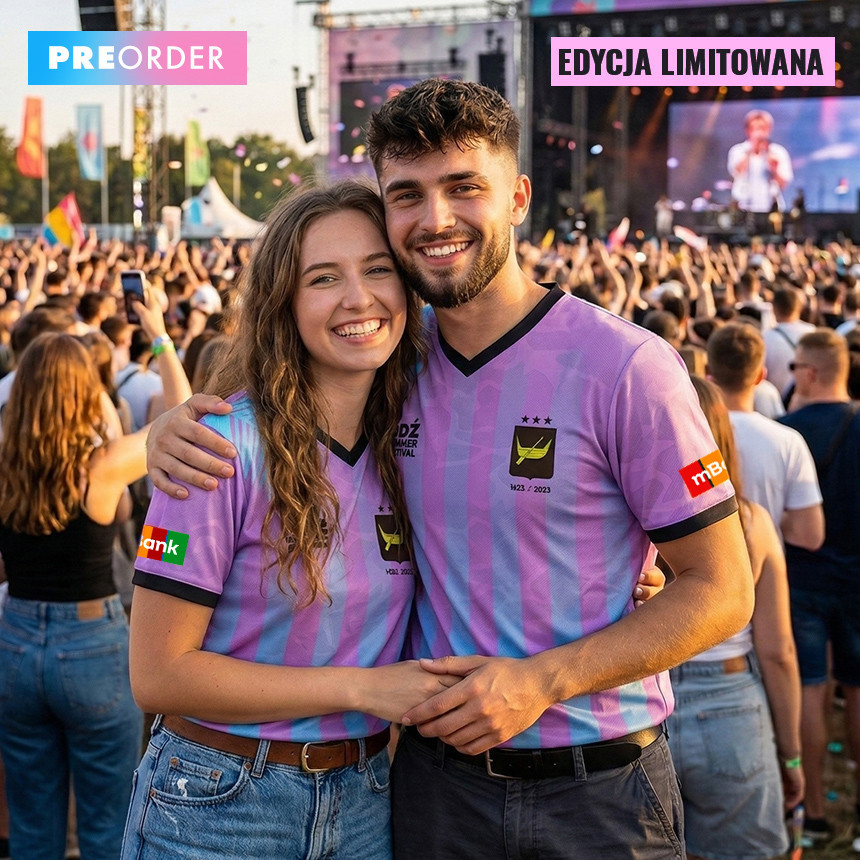 LIMITOWANA SPORTOWA KOSZULKA ŁÓDŹ SUMMER FESTIVAL 2026