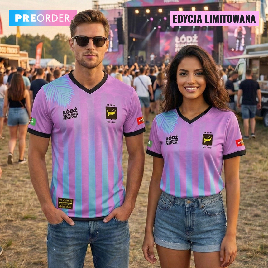 LIMITOWANA SPORTOWA KOSZULKA ŁÓDŹ SUMMER FESTIVAL 2026