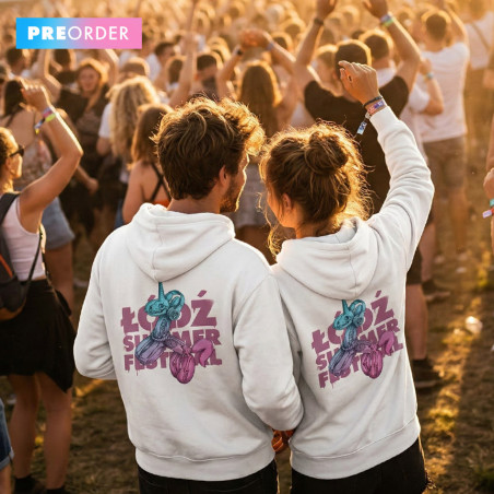 BIAŁA BLUZA ŁÓDŹ SUMMER FESTIWAL 2026