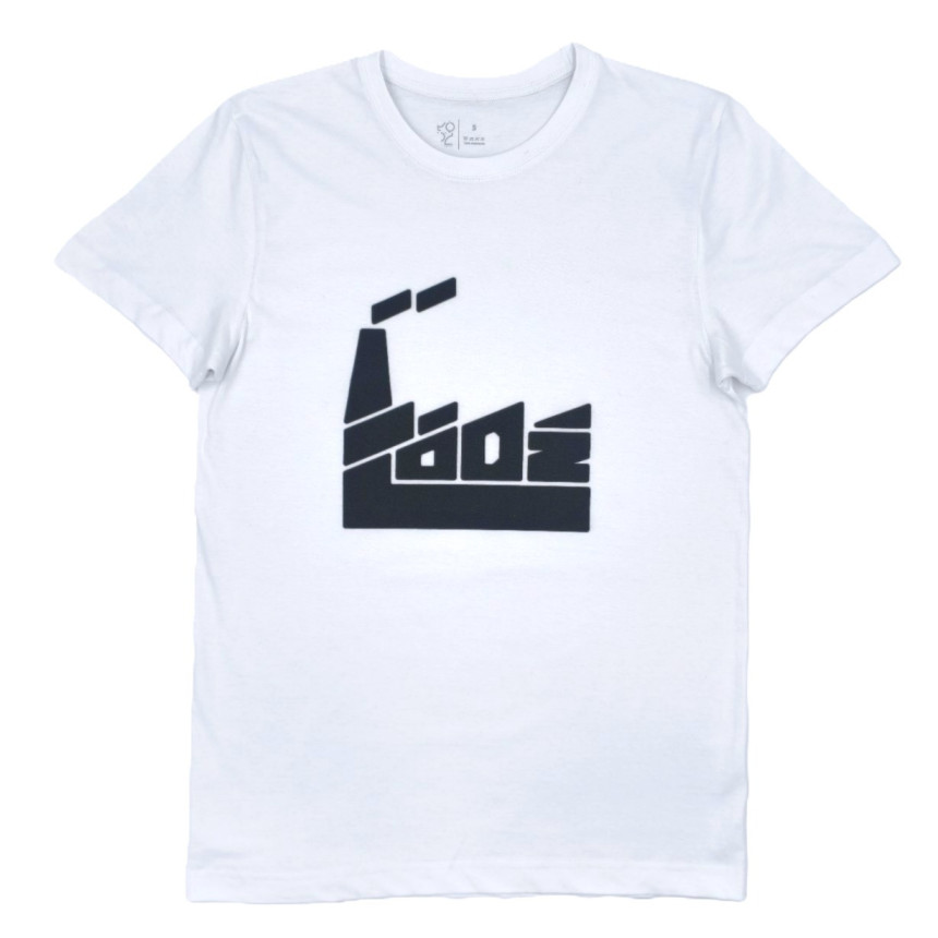 Koszulka Łódź Fabryczna biała  męska