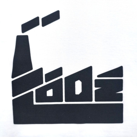 Koszulka Łódź Fabryczna biała  męska