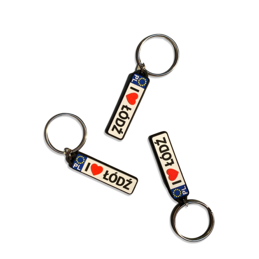 I LOVE ŁÓDŹ brelok
