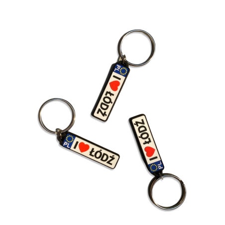 I LOVE ŁÓDŹ brelok