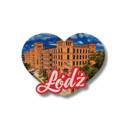 Magnes drewniany Łódź Manufaktura