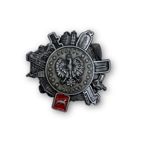 Magnes Metalowy Spinner Łódź