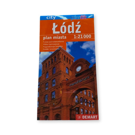 Łódź Plan Miasta 1:21000