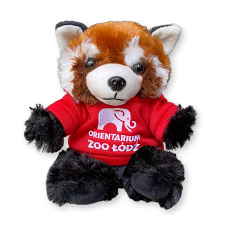 Panda czerwona pluszak WILD Hoody 20cm