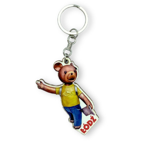 Brelok Miś Uszatek drewniany