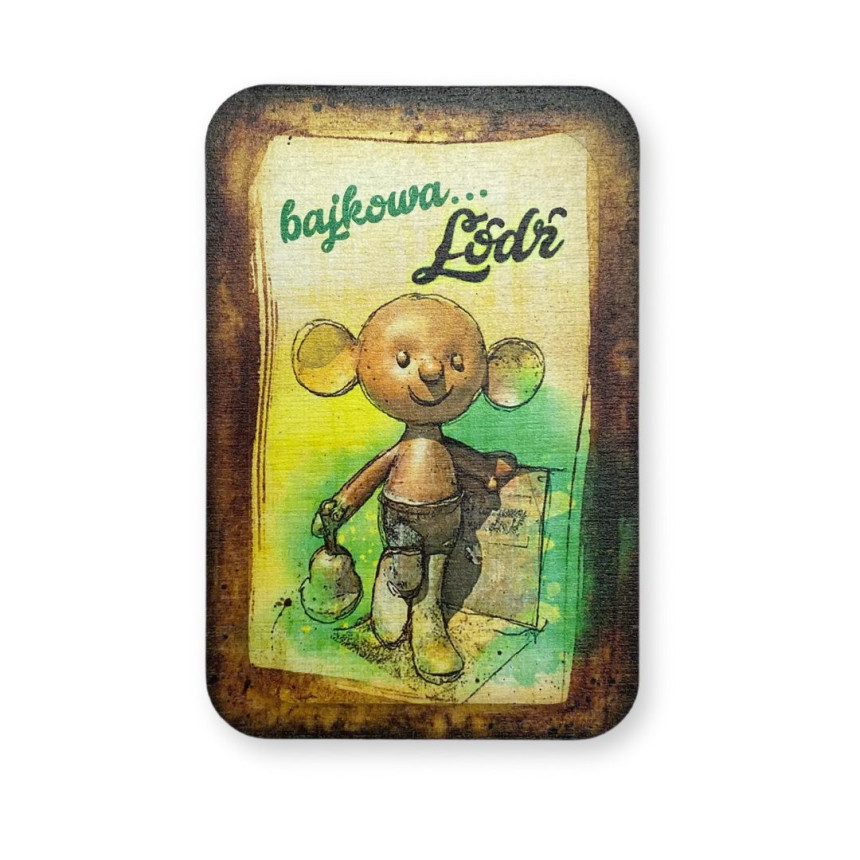 Magnes Drewniany Bajkowy Plastuś