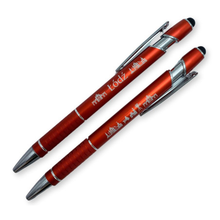 Długopis grawerowany Łódź z końcówką do tabletu